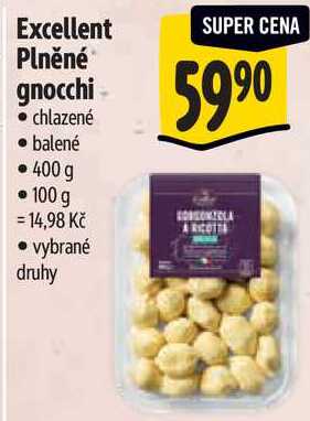 Excellent Plněné gnocchi, 400 g