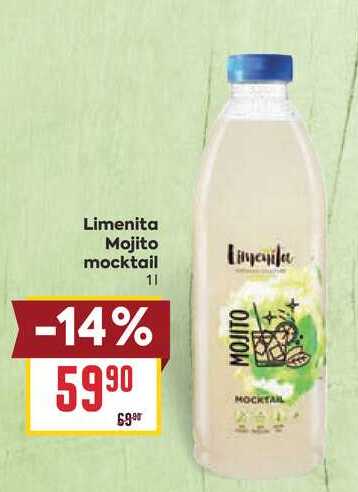 Limenita Mojito mocktail 1l