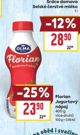 Florian Jogurtový nápoj 400 g