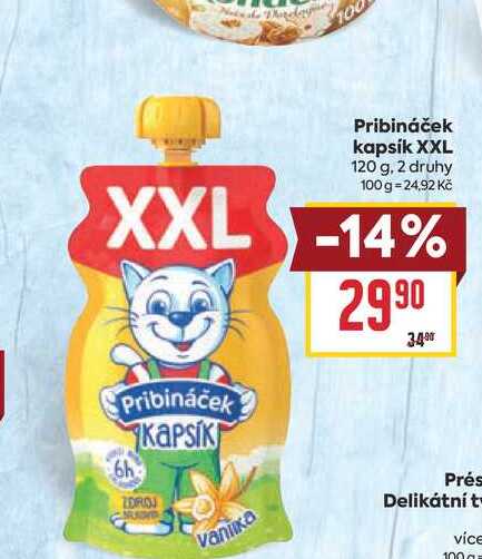 Pribináček Kapsík XXL 120g
