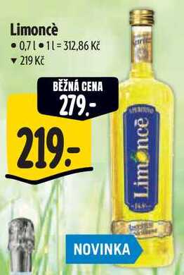 Limoncè, 0,7 l