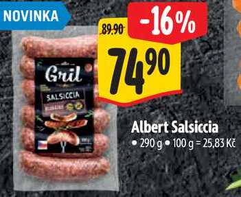 Albert Salsiccia, 290 g
