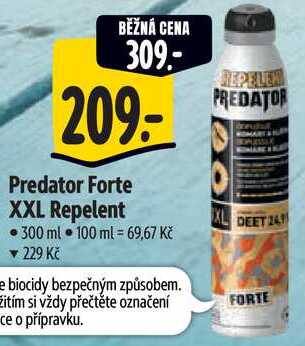 Predator Forte XXL Repelent, 300 ml