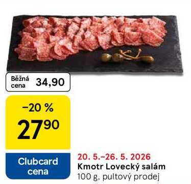 Kmotr Lovecký salám, 100 g 