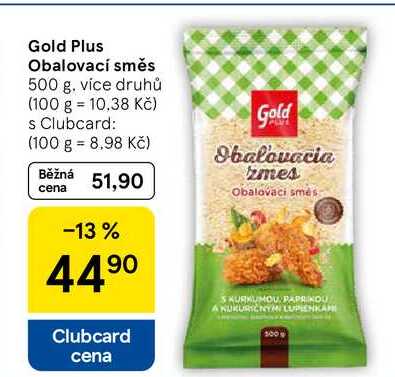 Gold Plus Obalovací směs, 500 g
