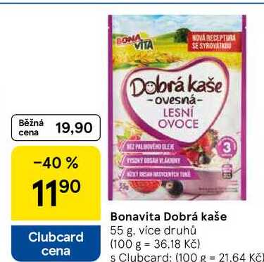Bonavita Dobrá kaše, 55 g, více druhů