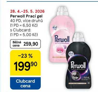 Perwoll Prací gel, 40 PD, více druhů
