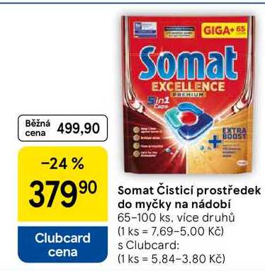 Somat Čisticí prostředek do myčky na nádobí, 65-100 ks, více druhů