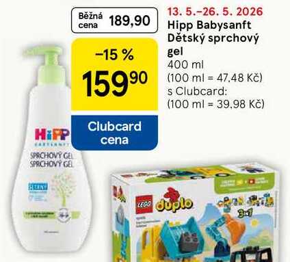 Hipp Babysanft Dětský sprchový gel 400 ml 