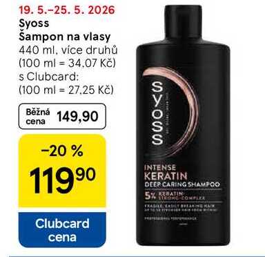 Syoss Sampon na vlasy, 440 ml, více druhů