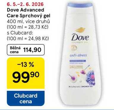 Dove Advanced Care Sprchový gel, 400 ml, více druhů