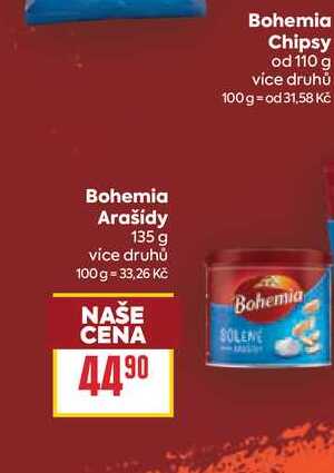 Bohemia Arašídy 135 g