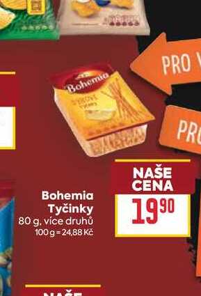 Bohemia Tyčinky 80 g