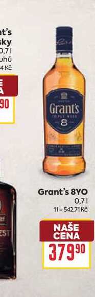 Grant's 8YO 0,7l