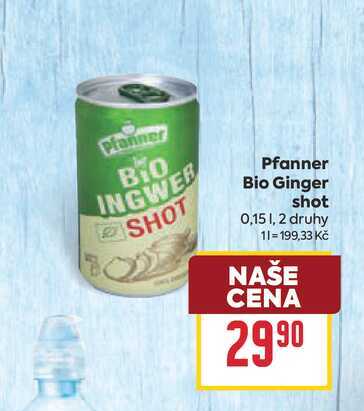Pfanner Bio Ginger shot 0,15l