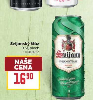 Svijanský Máz 0,51, plech