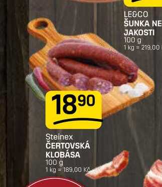 ČERTOVSKÁ KLOBÁSA 100 g 