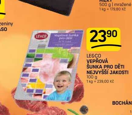 VEPŘOVÁ ŠUNKA PRO DĚTI NEJVYŠŠÍ JAKOSTI 100 g