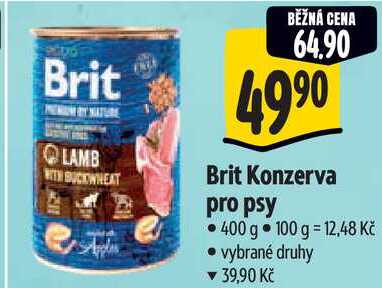 Brit Konzerva pro psy, 400 g 