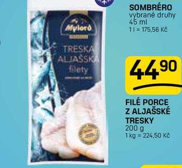 FILÉ PORCE Z ALJAŠSKÉ TRESKY 200 g