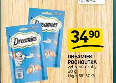 DREAMIES POCHOUTKA vybrané druhy 60 g