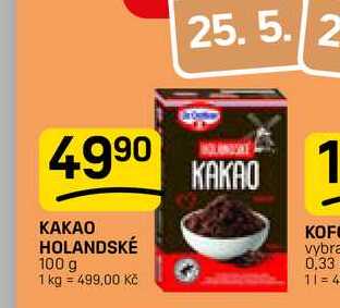 KAKAO HOLANDSKÉ 100 g