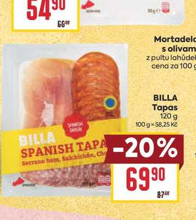 BILLA Tapas 120 g