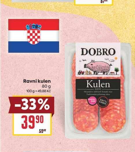 Ravni kulen 80 g 