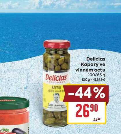 Delicias Kapary ve vinném octu 100/65 g 