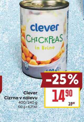 Clever Cizrna v nálevu 400/240 g