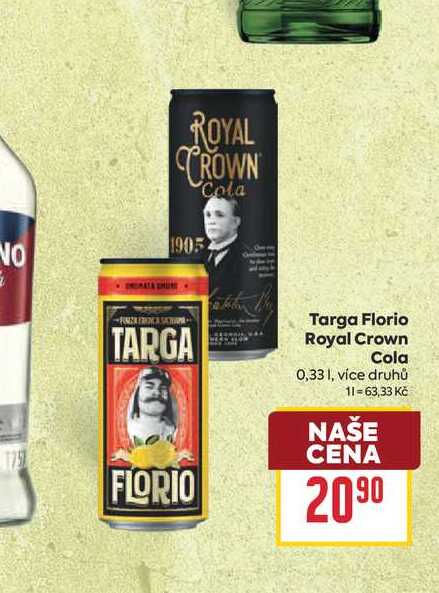 Targa Florio Royal Crown Cola 0,33l