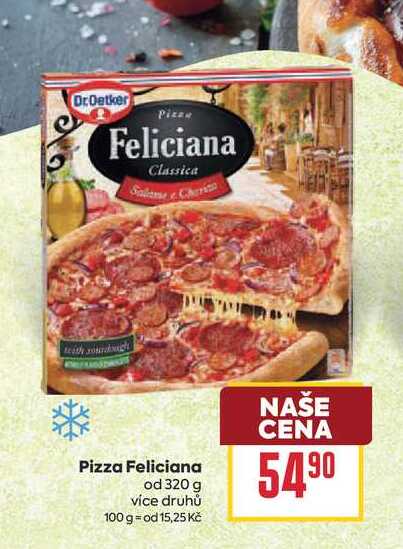 Pizza Feliciana od 320 g