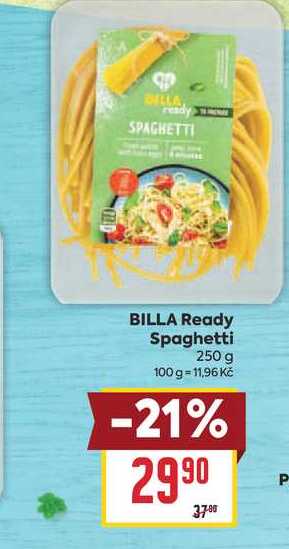BILLA Ready Spaghetti 250 g