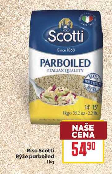 Riso Scotti Rýže parboiled 1 kg