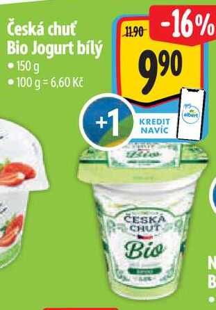 Česká chuť Bio Jogurt bílý, 150g