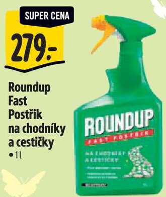 Roundup Fast Postřik na chodníky, 11