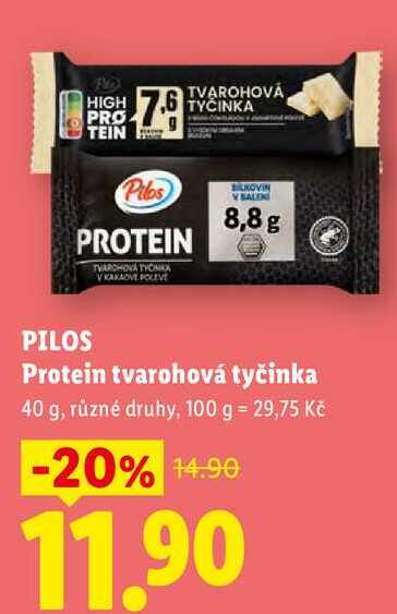 PILOS Protein tvarohová tyčinka, 40 g