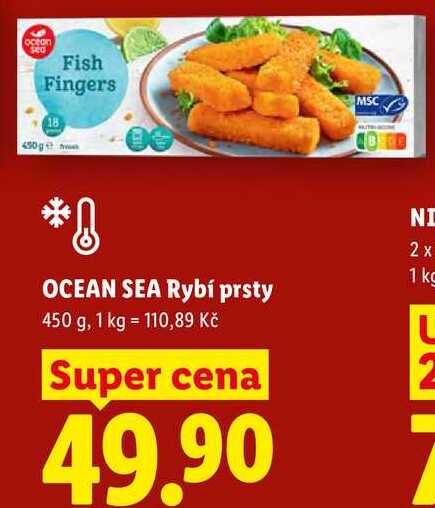 OCEAN SEA Rybí prsty, 450 g