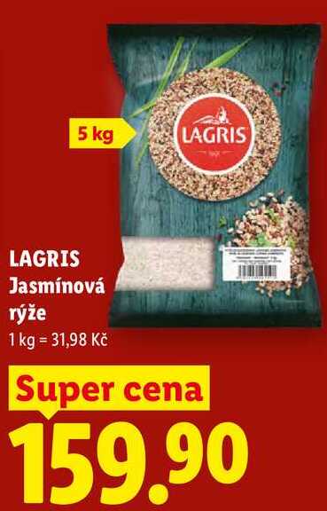LAGRIS Jasmínová rýže, 1 kg