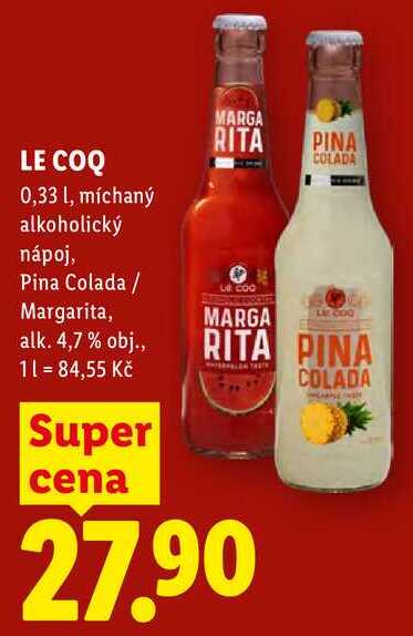 LE COQ, 0,33 l 