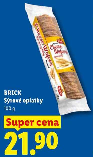 BRICK Sýrové oplatky, 100 g