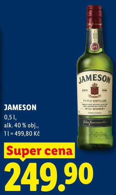 JAMESON, 0,5 l 