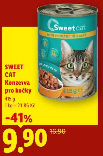 SWEET CAT Konzerva pro kočky, 415 g