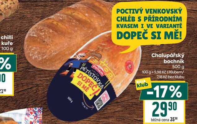 Chalupářský bochník 500 g