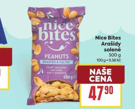 Nice Bites Arašídy solené 500 g