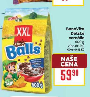 Bona Vita Dětské cereálie 600 g
