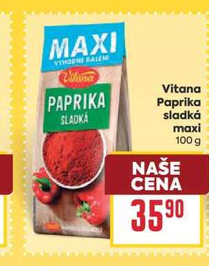 Vitana Paprika sladká maxi 100g