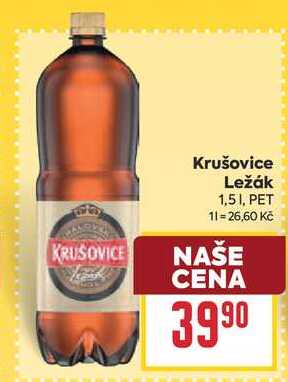 Krušovice Ležák 1,51, PET 