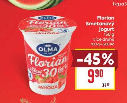 Florian Smetanový jogurt 150 g