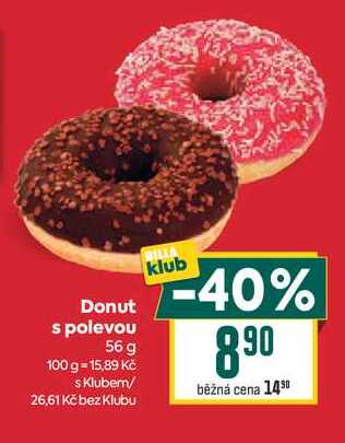 Donut s polevou 56 g 
